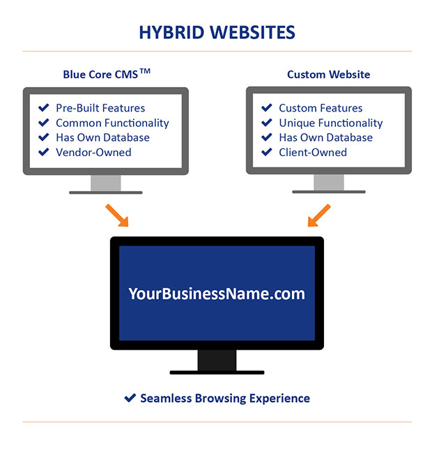 Hybrid Websites Infographic