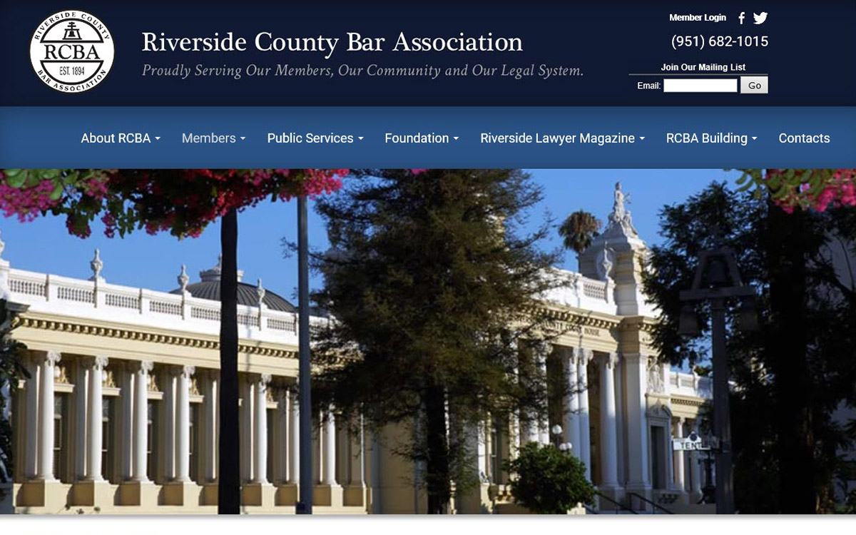 Riverside County Bar Association Slide 1